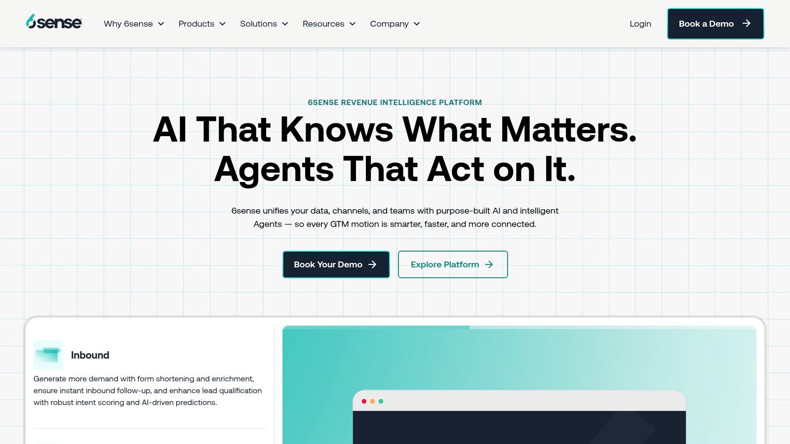 6sense Revenue AI for Sales intent platform