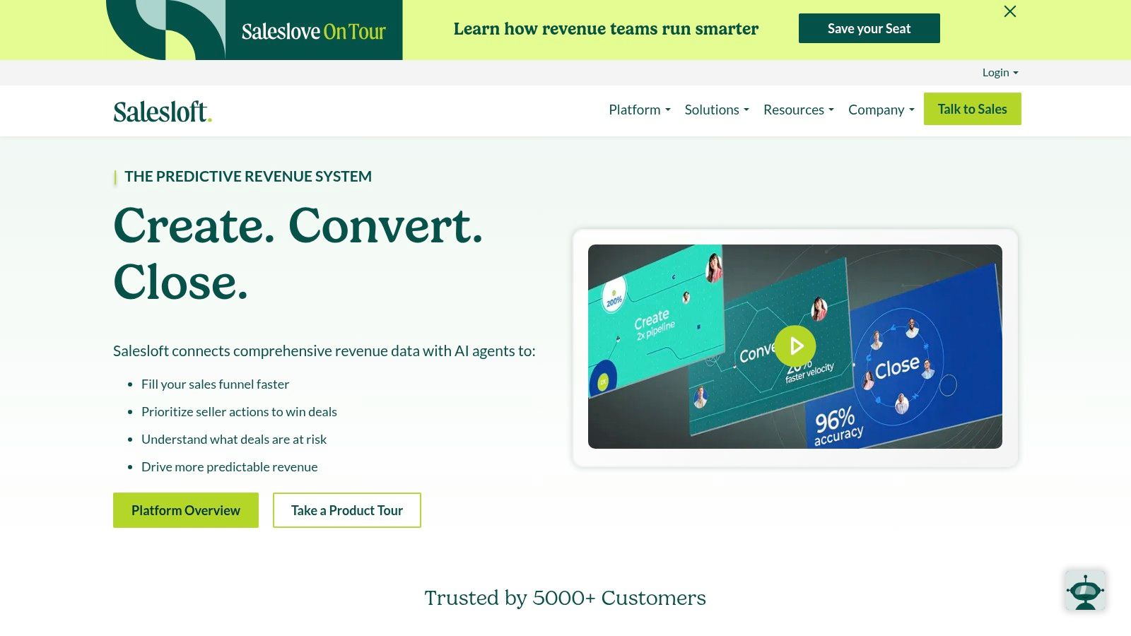 Salesloft revenue orchestration platform with Rhythm AI