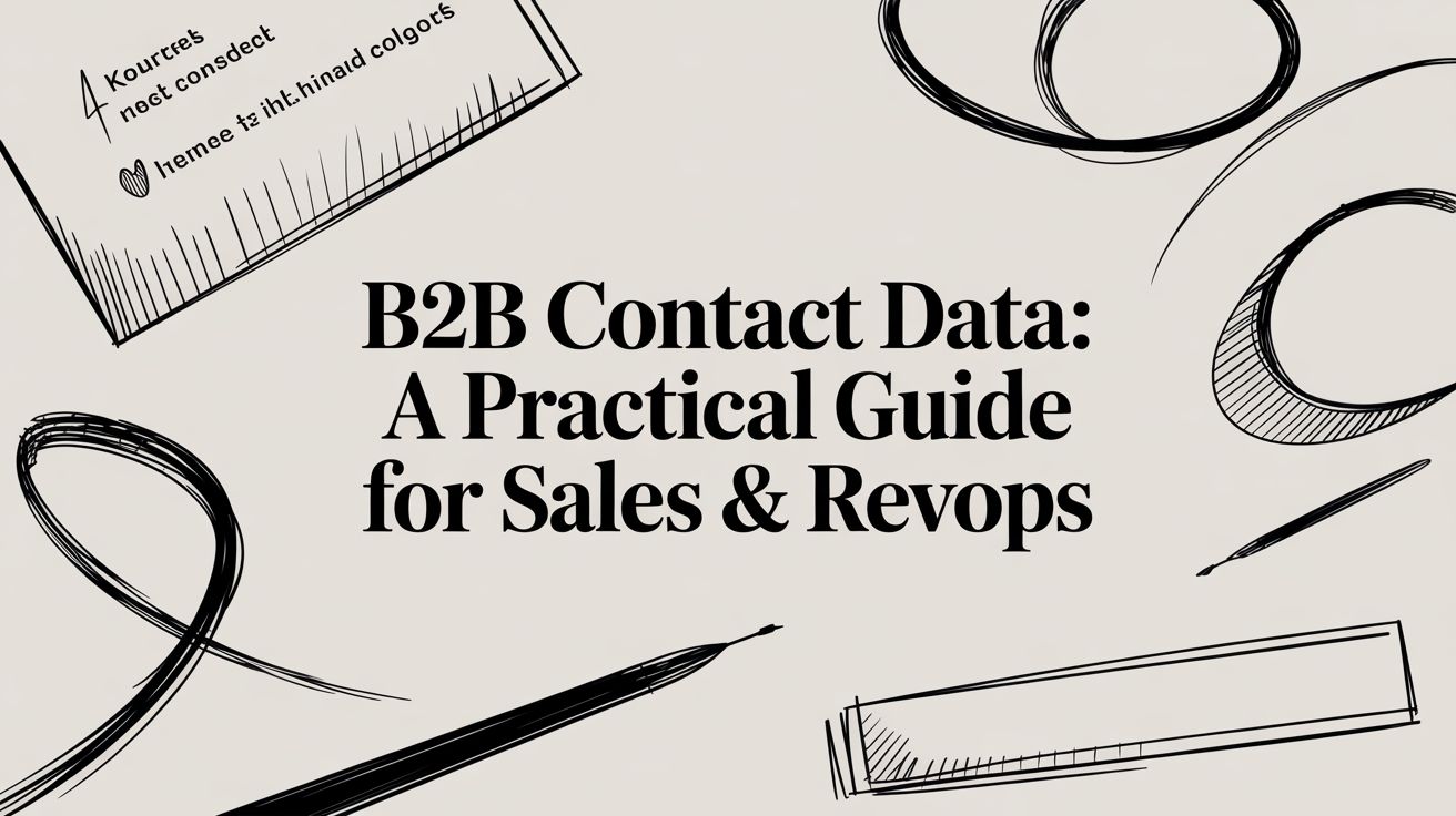 B2B Contact Data: A Practical Guide for Sales & RevOps