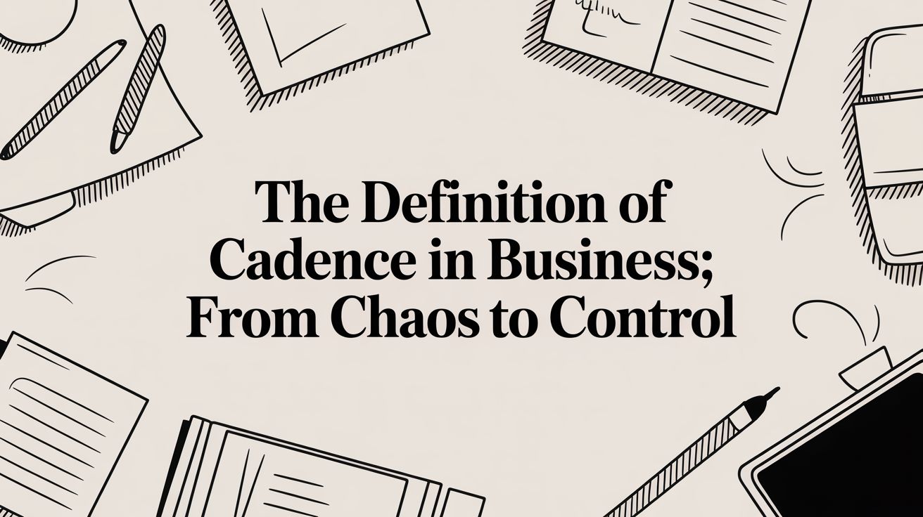 The Definition of Cadence in Business: From Chaos to Control