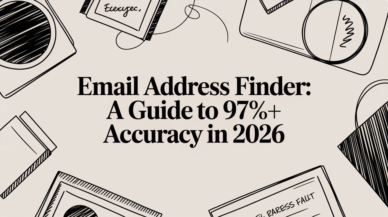 Email Address Finder: A Guide to 97%+ Accuracy in 2026