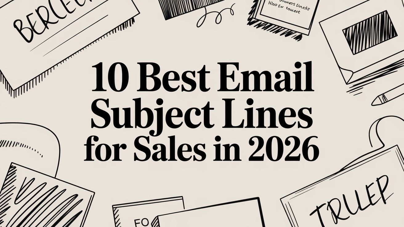 10 Best Email Subject Lines for Sales in 2026