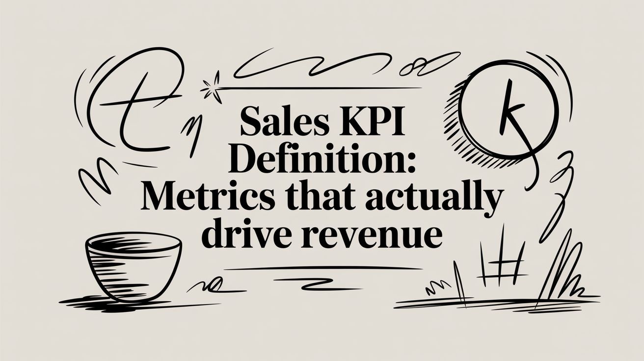 Sales KPI Definition: Metrics That Actually Drive Revenue